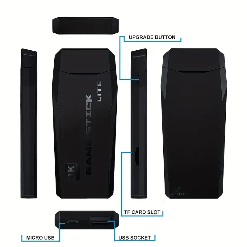 M8 64G Wireless Game Stick 20000+ Games