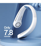 Portable Neck Fan Electric Wireless Fan Rechargeable USB Mini Fan Bladeless Personal Fans